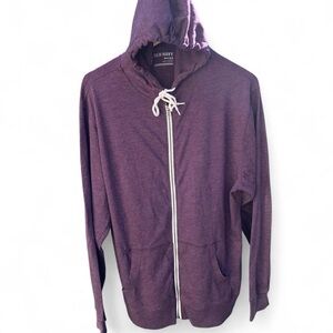 Old Navy Men's Zip-Up Maroon Hoodie